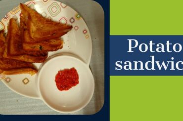 Aloo sandwich/potato bread sandwich/potato sandwich recipe