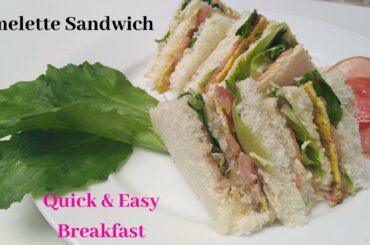 Omelette Sandwich | Quick & Easy Breakfast recipe | Mum's Kitchen Secrets