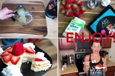 Strawberry Shortcake Protein Pancakes Recipe