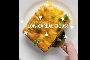 Keto Low Carb Breakfast Casserole - Air Fryer Garlic Roasted Green Beans Recipe