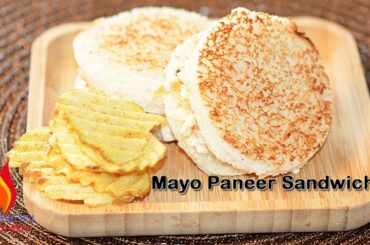 Mayo Paneer Sandwich | Breakfast Sandwich Recipe | Quick & Easy Paneer Sandwich Recipes