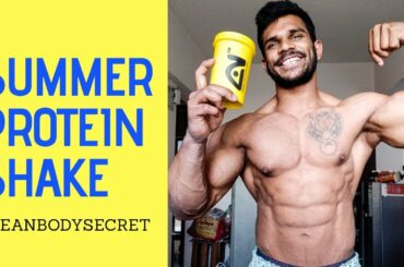 Low calories Summer Protein Shake | Strawberry Vanilla Smoothly