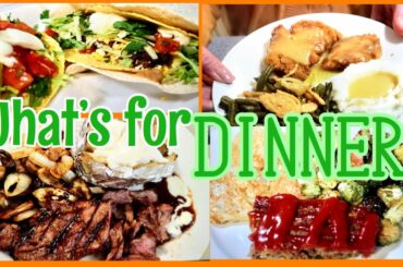 What's for Dinner | EASY & QUICK meals | Supper Ideas!
