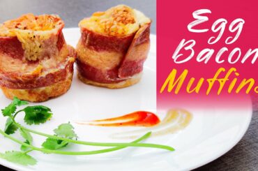 How to make Bacon Egg & Cheese Muffins | Quick and easy Keto Recipe | Homemade easy Breakfast Recipe