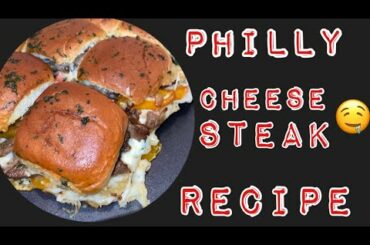 PHILLY CHEESE STEAK SLIDERS RECIPE | EASY DINNER IDEAS 💡