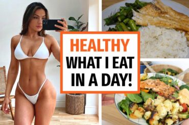 REALISTIC WHAT I EAT IN A DAY!!! HEALTHY MEAL IDEAS | KRISSY CELA