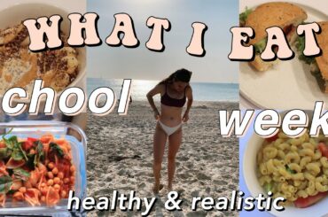 WHAT I EAT IN A SCHOOL WEEK | healthy recess & lunch recipes!