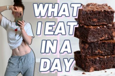 WHAT I EAT IN A DAY TO GET FIT (quick & healthy meals)