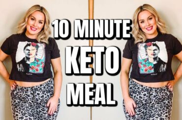 10 MINUTE LOW CARB MEAL / WHAT'S FOR DINNER 2020 / KETO PASTA RECIPE / DANIELA DIARIES