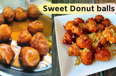Sweet Donut balls Snack recipe ( for toddlers & kids )
