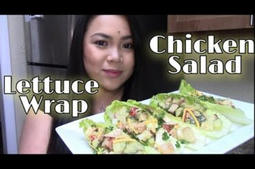 Avocado Oil Mayo Chicken Salad Lettuce Wrap| [Low Carb-Low Calorie]
