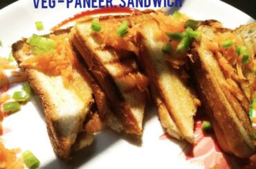Veg Paneer Sandwich || Chatar_Patar_Zindagi || Quick and Easy Sandwich || Paneer Sandwich
