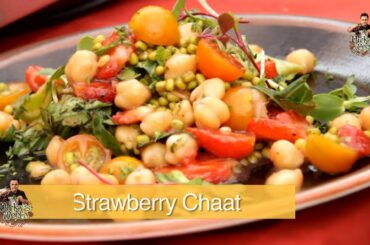 Fruit Chaat Recipe - Strawberry Fruit Salad Into A Chaat by Vicky Ratnani - Healthy Salad Chaat