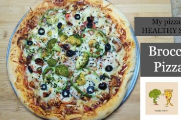 Broccoli Pizza|My Pizza A healthy Salad?|Cook with Mona