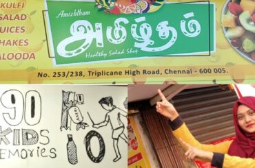 அமிழ்தம் healthy salad shop review/vlog😍🥰