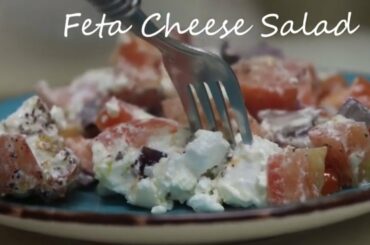Tomatoe and Feta Cheese Salad (Healthy recipes)