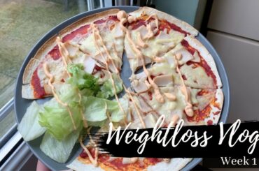 Weightloss Vlog | Week 1 - Healthy Pizza recipe, being ill & adjusting to self isolation