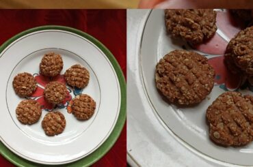 Healthy MULTIGRAIN Biscuits Recipe No Sugar Baking Powder |Date Palm Jaggery Cookies Recipe Airfryer