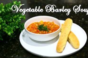 Vegetable Barley Soup // Healthy Cooking