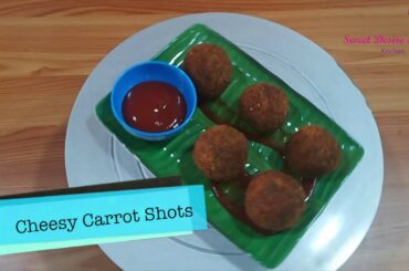 Cheesy Carrot Shots | By Darshana | Healthy Recipes | Sweet Desire's kitchen