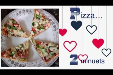 Pizza In 2 Minuets Without Oven🤭 / Kids Vacation Snack Ideas 💡