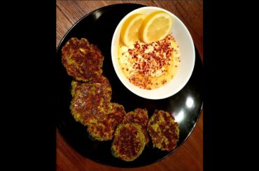 Falafel and Hummus (Healthier Version)