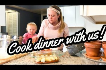 Cook dinner with us// Whats for dinner??// Snack prep// Easy stuffed shells recipe