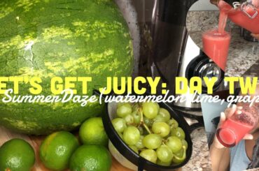 JUICING FOR HEALTH AND WEIGHT LOSS ! Day TWO!