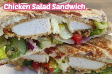 Chicken Salad Sandwich|Easy Way Breakfast/Healthy Meal