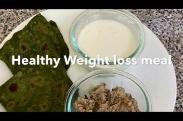 Spinach tortillas | chapati | weight loss meal | healthy recipes