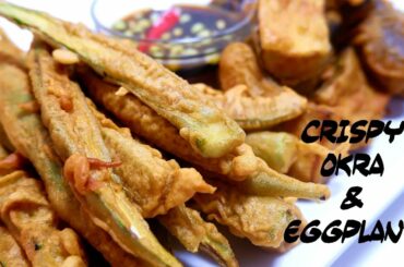 Crispy Okra & Eggplant | Healthy Lockdown Recipe