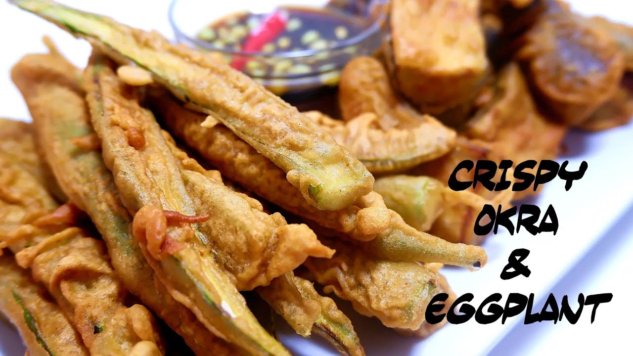 Crispy Okra & Eggplant | Healthy Lockdown Recipe Crispy Okra & Eggplant | Healthy Lockdown Recipe