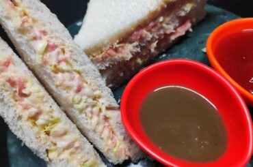 Mayonnaise Sandwich Recipe | Veg Mayo sandwich | Easy & Quick Mayo Sandwich | Sandwich Recipe