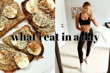 WHAT I EAT IN A DAY: plant based / healthy