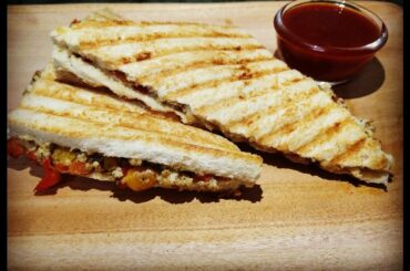 Cheesy Paneer Sandwich || Paneer Cheese Sandwich || Paneer Sandwich || Grilled Paneer Sandwich