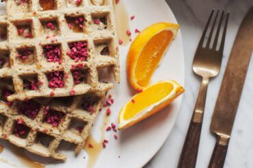 3-Ingredient Homemade Waffles - Healthy Kickstart