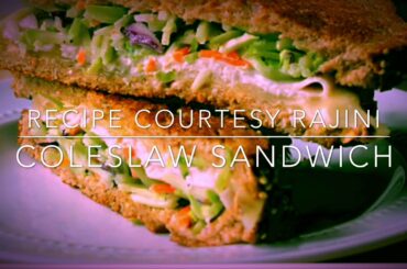 Coleslaw veg sandwich 🥪 5min