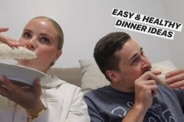COOKING VLOG: Showing you 3 x quick, easy and healthy dinners we love to make | Jess&Bren Vlog #17