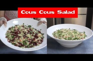 COUS COUS AND VEGETABLES SALAD | HEALTHY SALAD