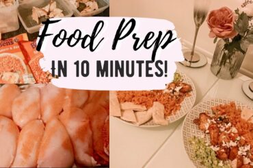 A WEEKS FOOD PREP IN 10 MINS! UNDER 400 CALORIE | easy, filling & yummy | TURKISH CHICKEN