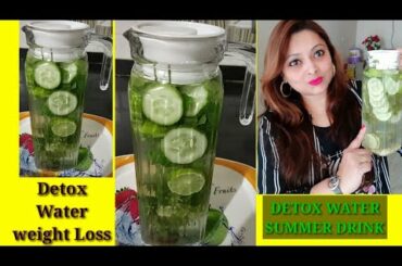 Summer Detox Water for Weight Loss# Lose Weight, Belly Fat, cleanse, Debloat with simple drinks