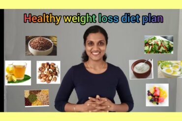 Healthy / slow & steady/ Permanent weight loss diet... without hair fall and wrinkles.