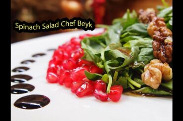 Spinach Salad:spinach salad recipes for weight loss Chef Beyk