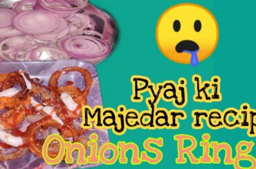 How to make Onion Rings in Hindi | Onion recipe | RudeFood | Healthy Food | The Art Of Cooking