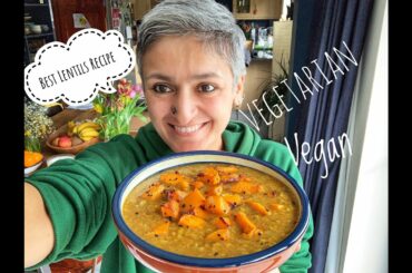 Delicious lentils with roasted Veg | Vegetarian | Vegan | Best Dal recipe | Food with Chetna