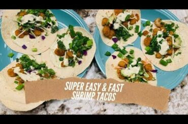 SHRIMP TACOS | EASY, FAST, CHEAP DINNER IDEA | EmsEssentials