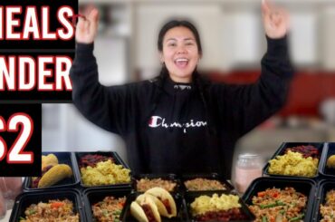MEAL PREP on a BUDGET // EASY, HEALTHY and CHEAP recipes to use for the Corona virus pandemic
