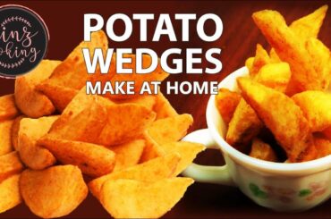 Crispy Potato Wedges - Fried Potato Wedges Recipe - Easy Snacks Recipes - Ramadan Special Recipe