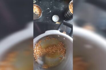 Popcorn making vedio in Telugu #snacks#timepass snack#easy recipe#healthy recipe#corn