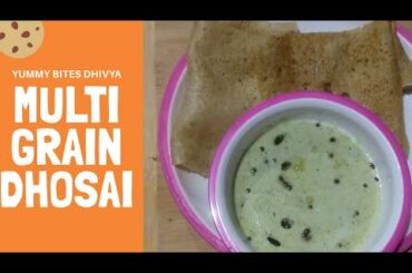 healthy breakfast recipe Tamil|yummy bites dhivya|multi grain|